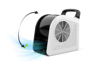 מאוורר טורבו מפוח 130W כולל שקע בנוי על המאוורר TP-9080